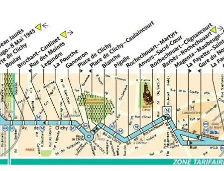 Appartamento Arty 20m² District Of Batignolles *